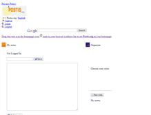 Tablet Screenshot of postis.org
