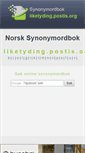 Mobile Screenshot of liketyding.postis.org